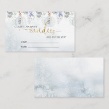 Inverno adivinha quantos cartões