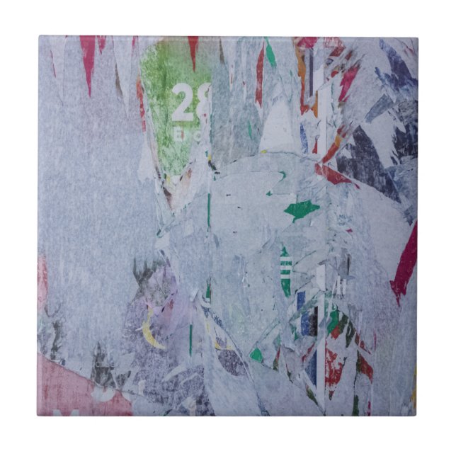 Inverno antigo poster parece cinza verde branca ve (Frente)