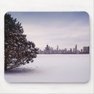 inverno bonito Chicago - mousepads