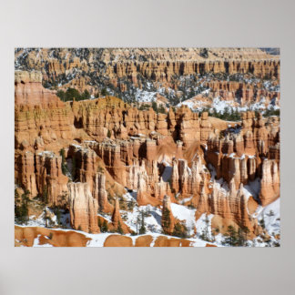 Inverno em Bryce Canyon, Sunset Point, impressão