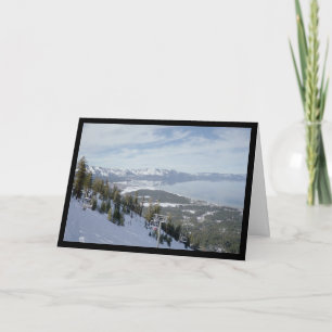 Inverno em Tahoe- Canção do Sol. 2:3 Cartão de Sau