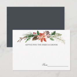 Inverno Místico |  Cartões de Conselhos de Casamen