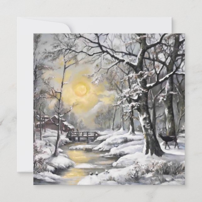 Inverno na floresta (Frente)