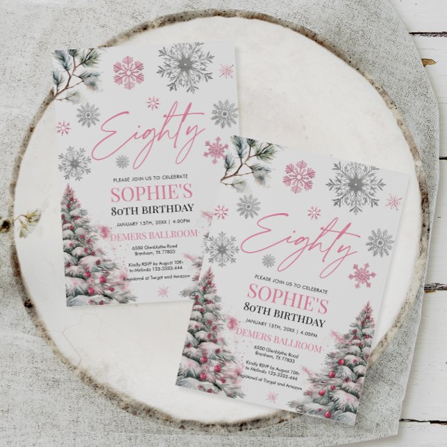 Inverno Oitavo Convite de Aniversário, Inverno Ros (Criador carregado)