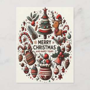 Inverno repleto Desejo em Cartão Festivo