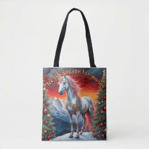 Inverno Wonderland Unicorn: Bolsa de Natal Festivo