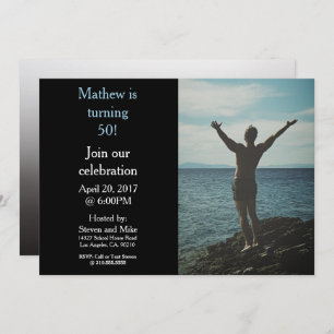 Invertendo 50 50º Convite de Fotografia de Festa d