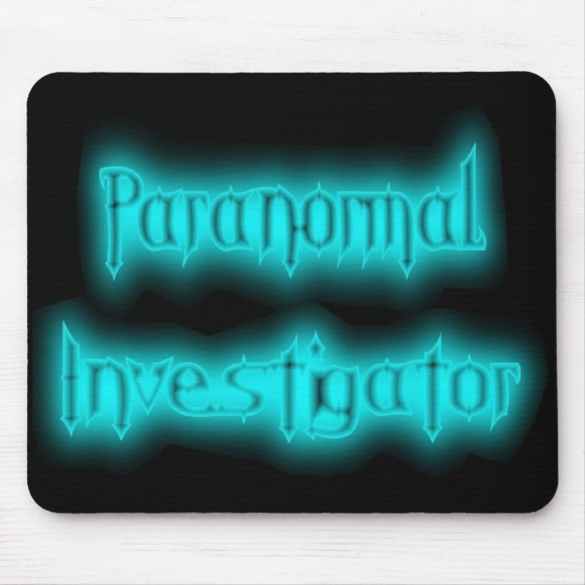 Investigador Paranormal MousePad (Frente)