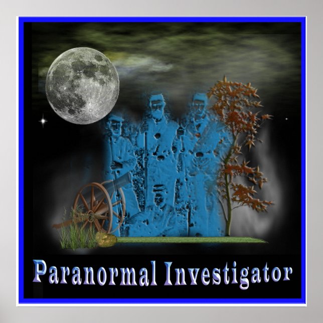 investigador paranormal poster (Frente)