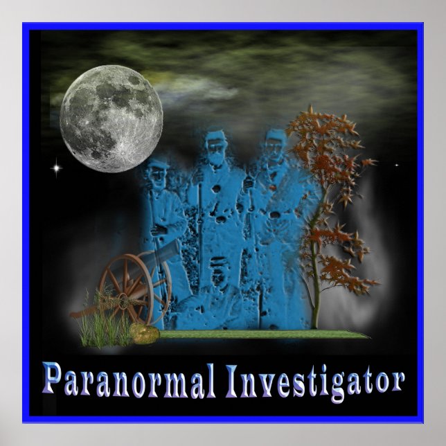 investigador paranormal poster (Frente)