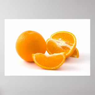 Invigorating Slice Of Life Oranges Posters