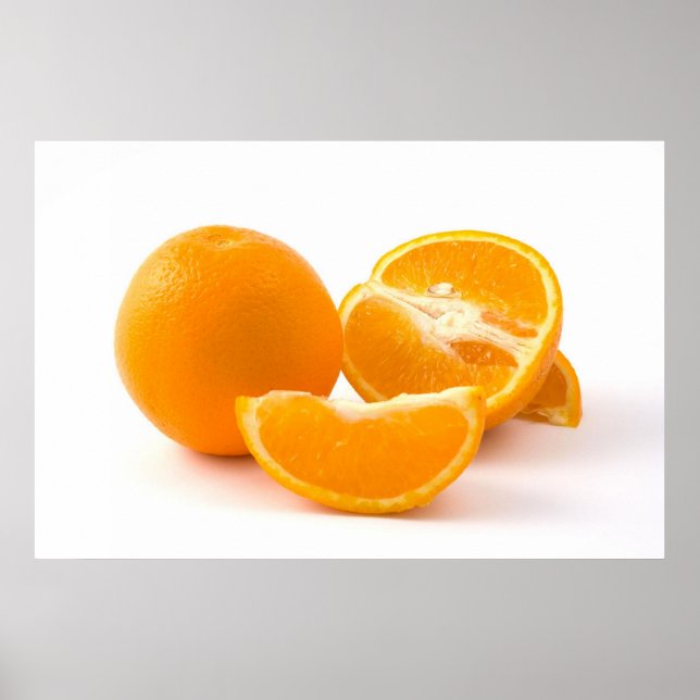 Invigorating Slice Of Life Oranges Posters (Frente)