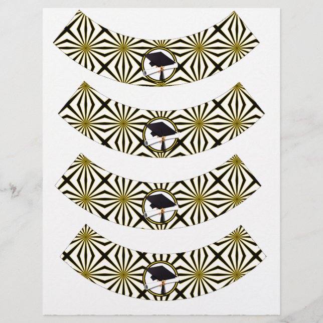 Invólucro de Cupcake de Graduação (Frente)