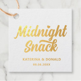 Invólucro de meia-noite de casamento de ouro legan