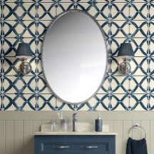 Invólucro oceânico - Marinho, bege - inspirado na 