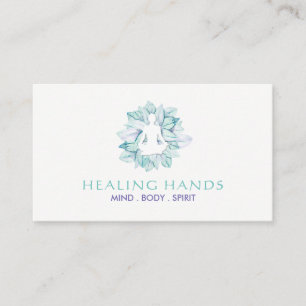 Ioga e cartões de visitas de Reiki