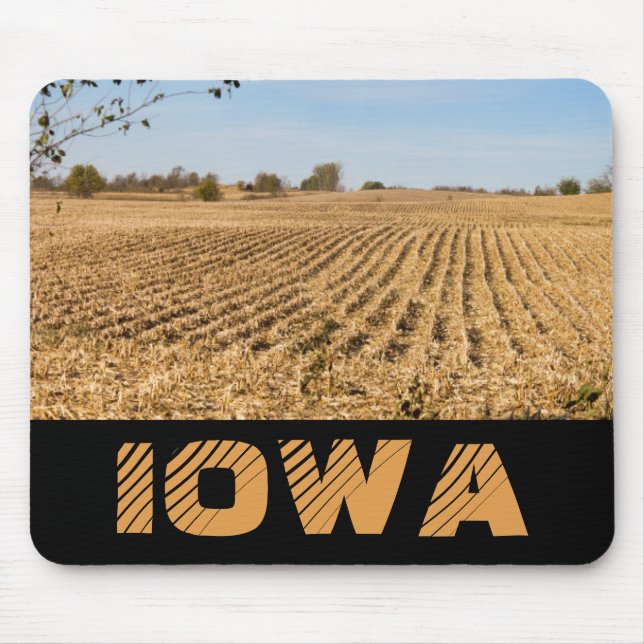 IOWA Iowa Cornfield Panorama Mousepad (Frente)