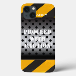 iPad Air Case | Zona de construção | Amarelo, Pret