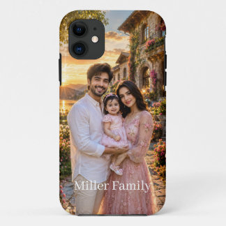 iPhone 11 Capa de retrato de família personalizada para iPho