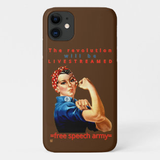 iPhone 11 capa de telefone "A REVOLUÇÃO..."
