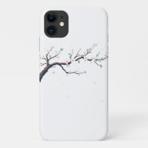 Capa minimalista de galho de árvore japonês para t