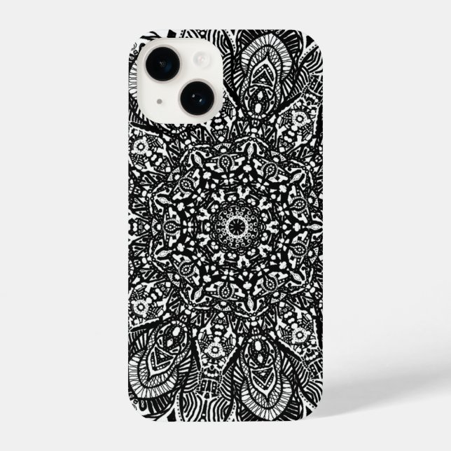 iPhone 11 Mandala Star com cor (Verso)