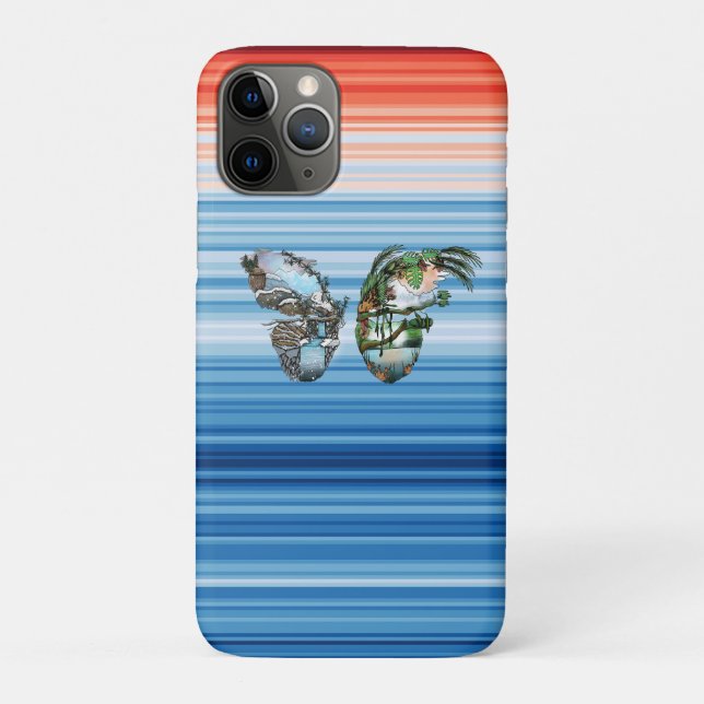 iPhone 11 Pro Capa de Caso de Designer Artístico Único para iPho (Verso)