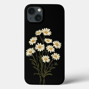 iPhone 13 Case com Daisy Flower Design