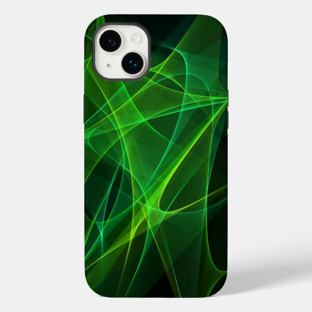 iphone 14 abstrato verde capas mais (Verso)
