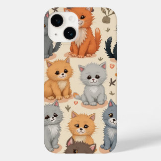 iPhone 14 Capas Cute Kitten Standard Capa de telef