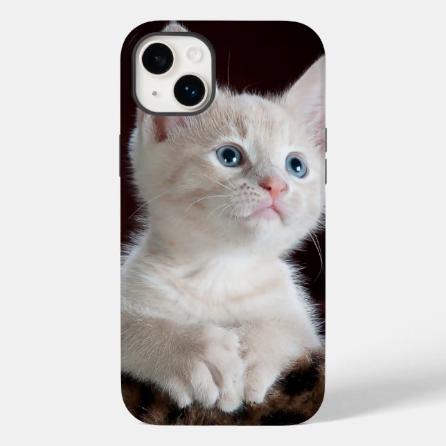 iphone 14 capas mais amor de gato (Verso)