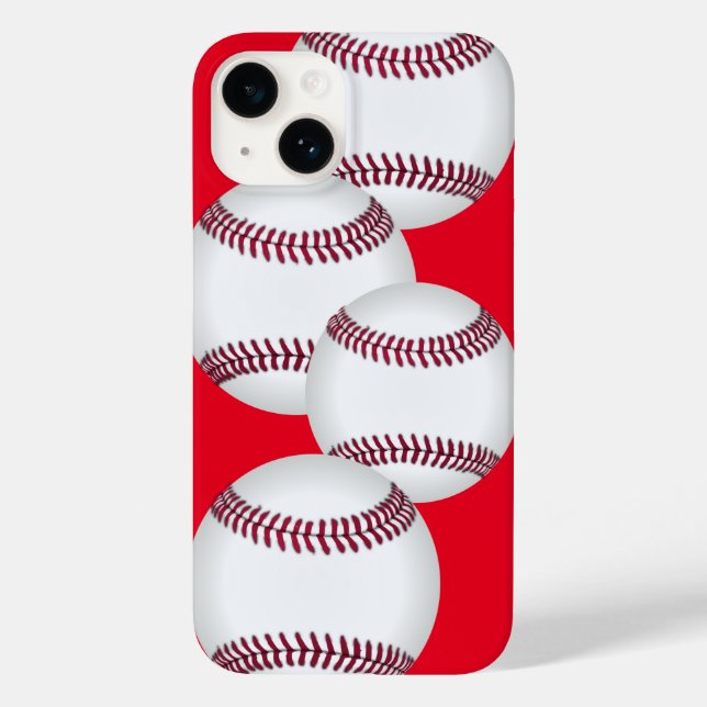 iPhone 14 Case-Baseball Case-Mate capas de iphone (Verso)