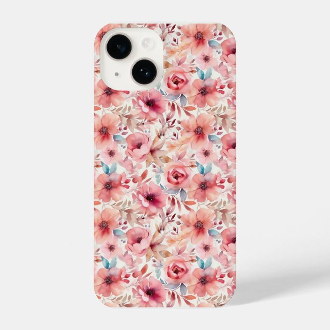 iPhone 14 Case Floral (Verso)