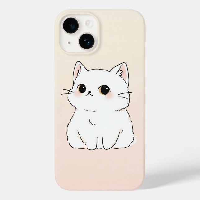iPhone 14 do Soft & Na moda Cat Lover (Verso)