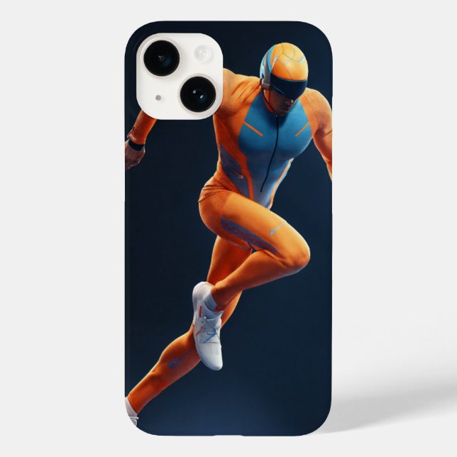 iPhone 14 e capas de ipad inspirados em atleta (Verso)