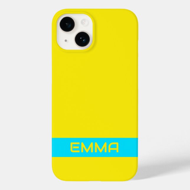 iPhone 14 Pro Amarelo - Caso Máx (Verso)