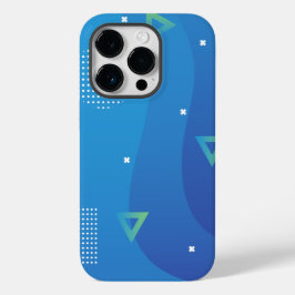iPhone 14 Pro Capas Belo Design azul