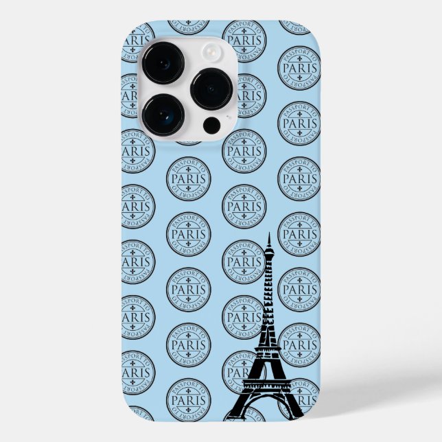 iPhone 14 Pro Case-Passport Para Paris (Verso)