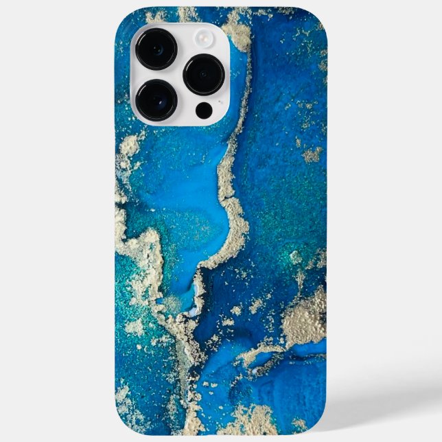 iPhone 14 Pro Dourado Blue Maiúsculo (Verso)