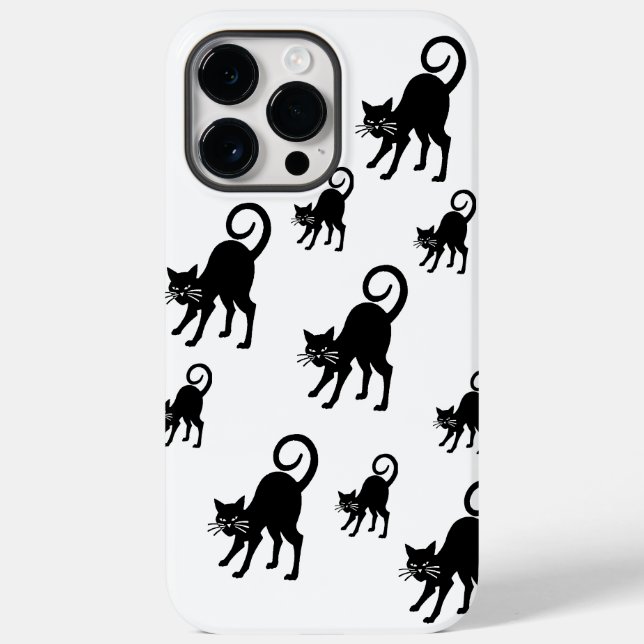 IPhone 14 Pro Max - caixa de gato preto (Verso)