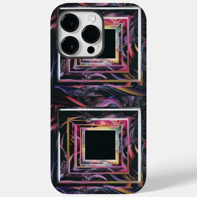 iPhone 14 Pro Max Case - Proteção Moderna Artístic (Verso)