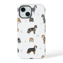 iPhone 15 cães de pesada missão aussiedoodle