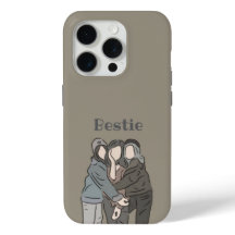 Iphone 15 pro Caso presente para Bestie