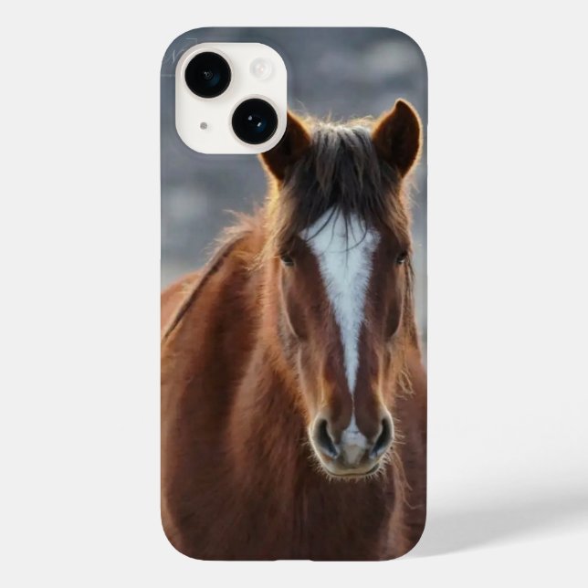 Iphone 1 de Mustang Horse selvagem e livre (Verso)