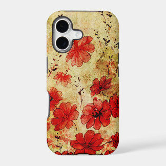 iPhone 5 do 赤くグランジな花の