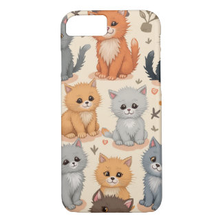 iPhone 8/7 Capas Cute Kitten Standard Capa de tele