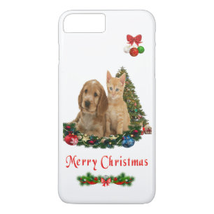 Capa iPhone 8 Plus/7 Plus Capa para iPhone 8/7 plus de cachorrinho e gatinho