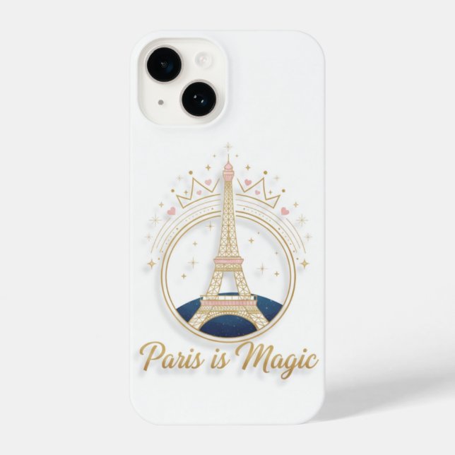 iPhone Case - Paris Elegant Eiffel Tower (Verso)