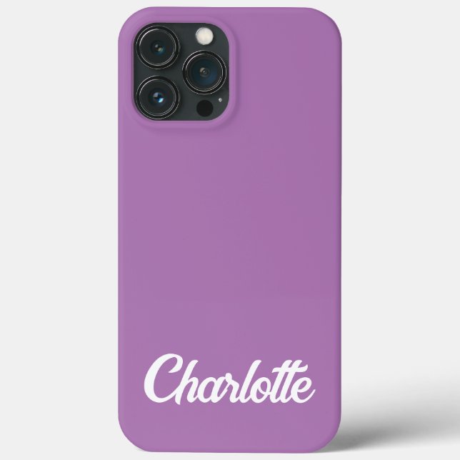 iPhone com Monograma Clássico Personalizado Elegan (Verso)