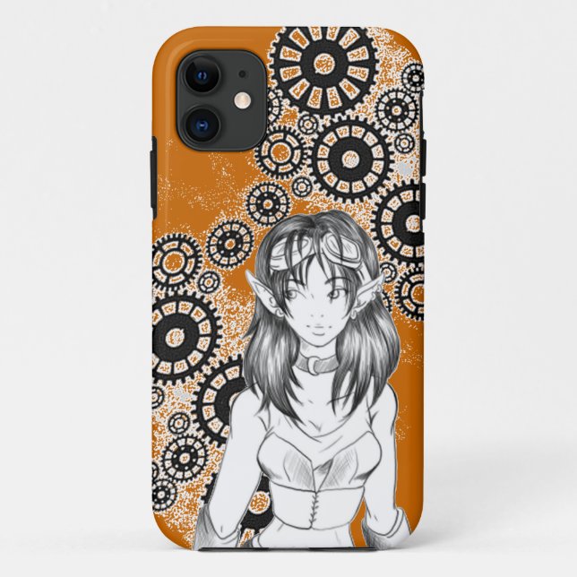 iPhone Da Case-Mate Capa para iPhone5 - Elfo Steampunk (Verso)